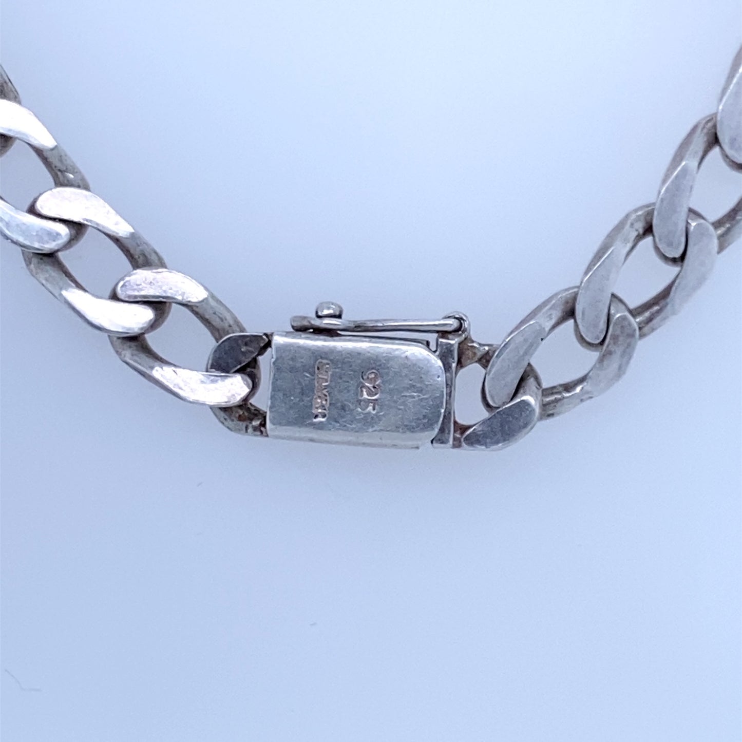 925 Sterling Silver Cuban Link Necklace 30"