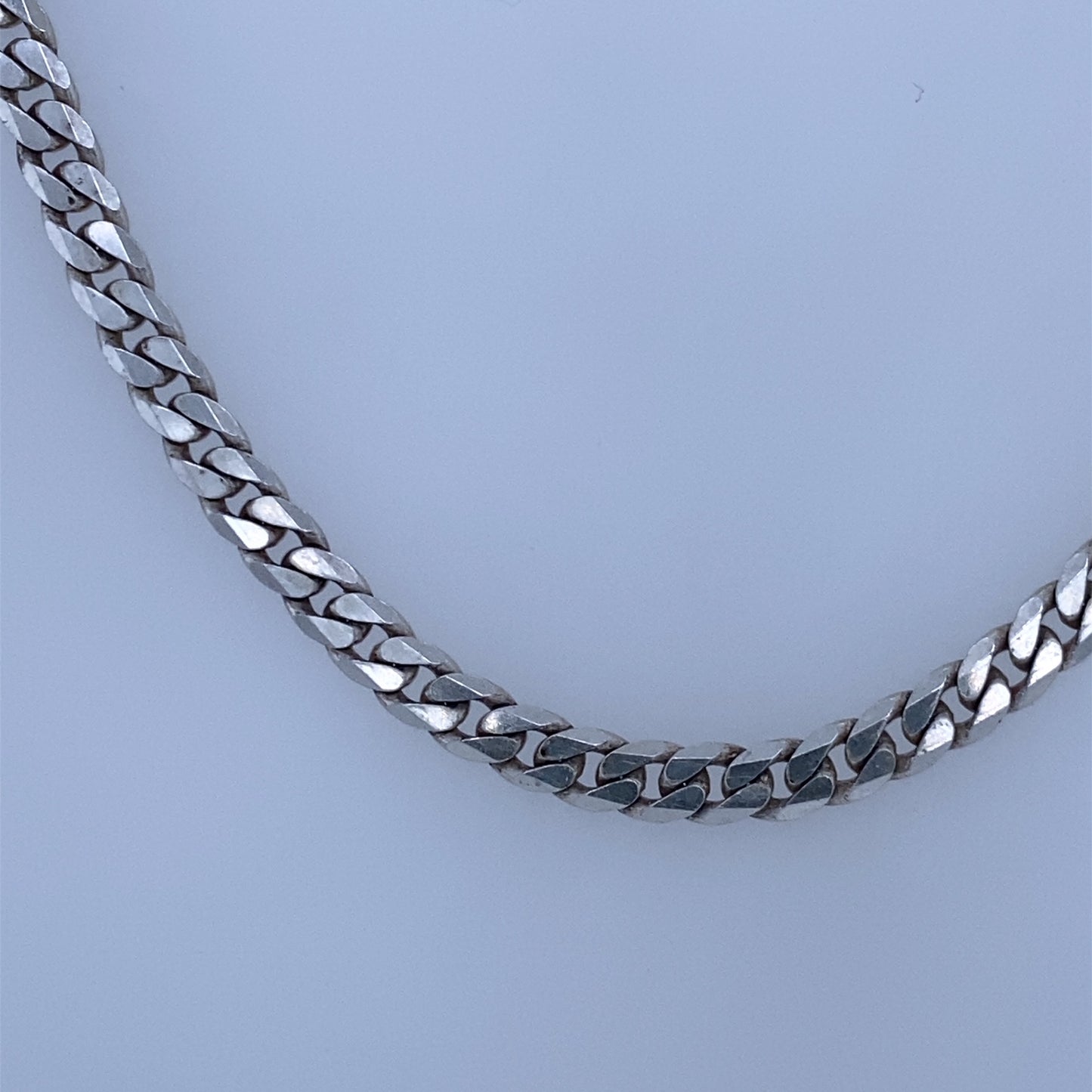 925 Sterling Silver Cuban Link Necklace 24"