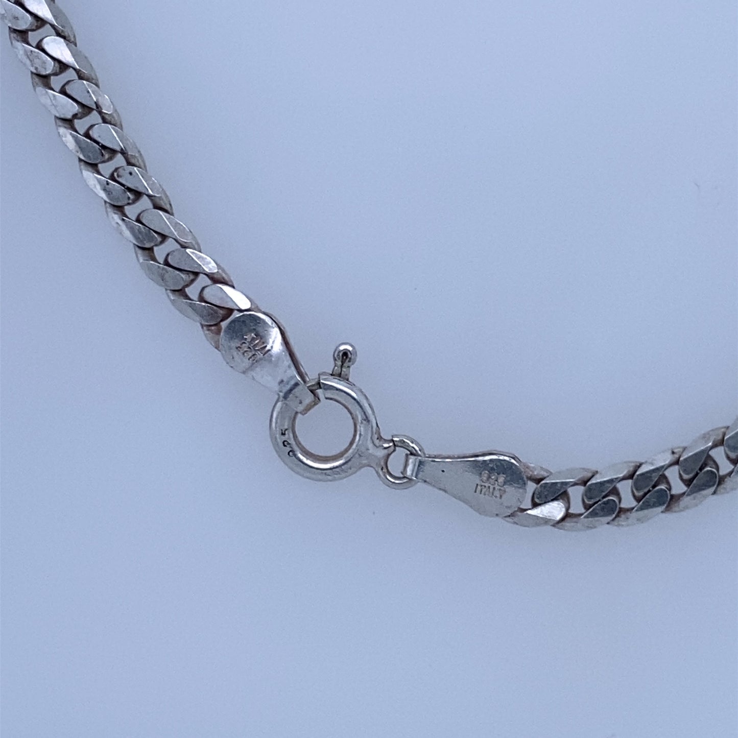 925 Sterling Silver Cuban Link Necklace 24"