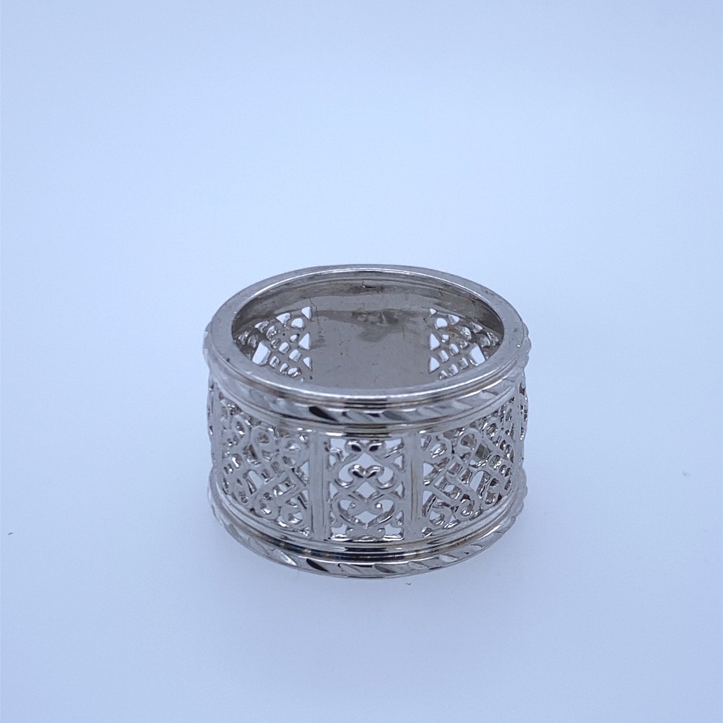 925 Sterling Silver Thick Band Custom Design Ring