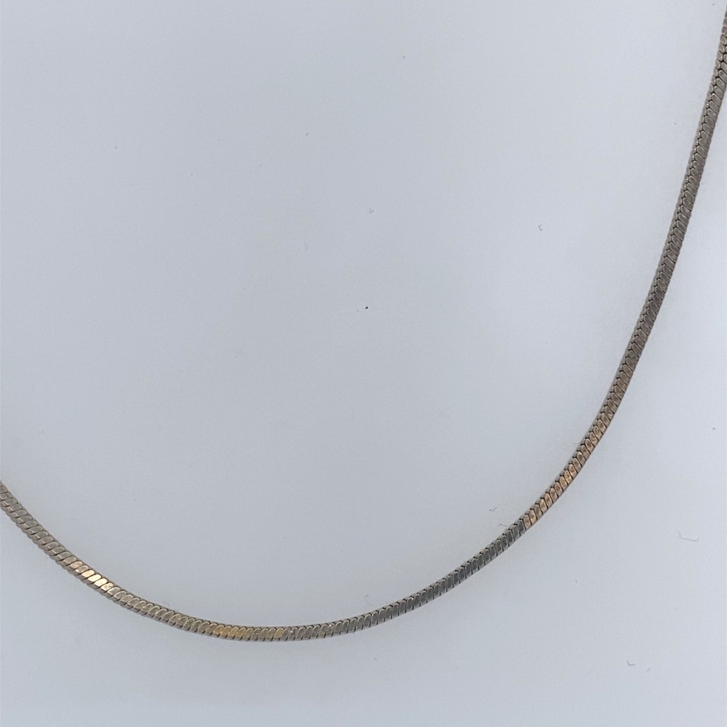 925 Sterling Silver Thin Square Style Necklace