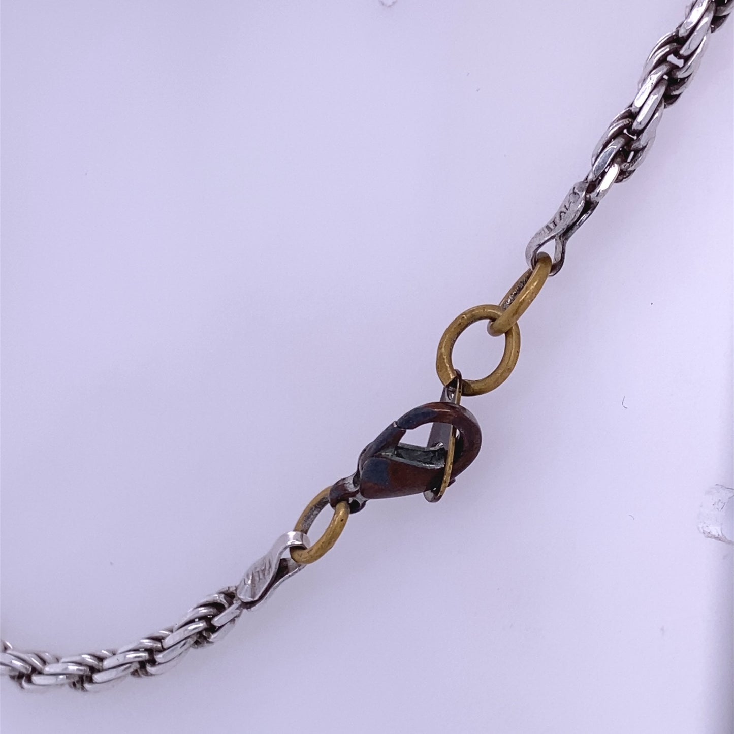 925 Sterling Silver Rope Neckalce, 24"