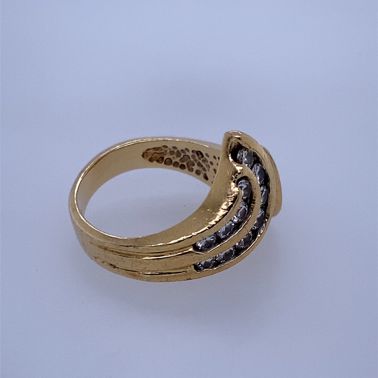 14k Yellow Gold Custom Ladies Diamond Ring
