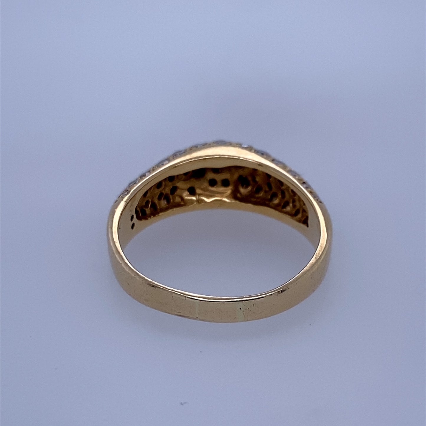 14k Yellow Gold 1.45TCW Diamond Ladies Ring