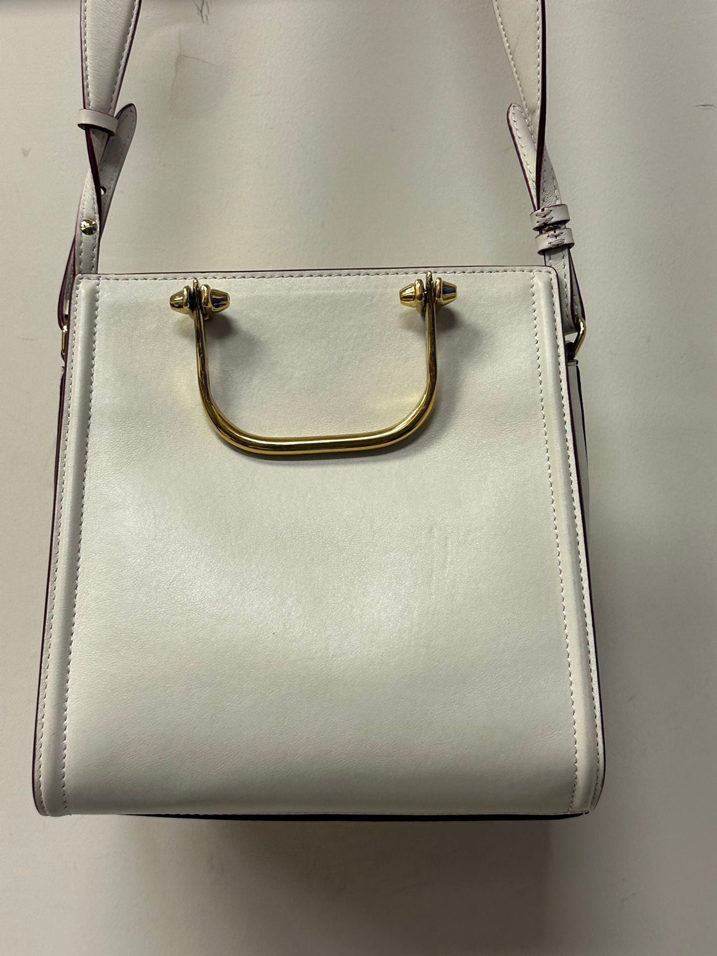 Alexander Mcqueen The Short Story Shoulder Bag- Beige
