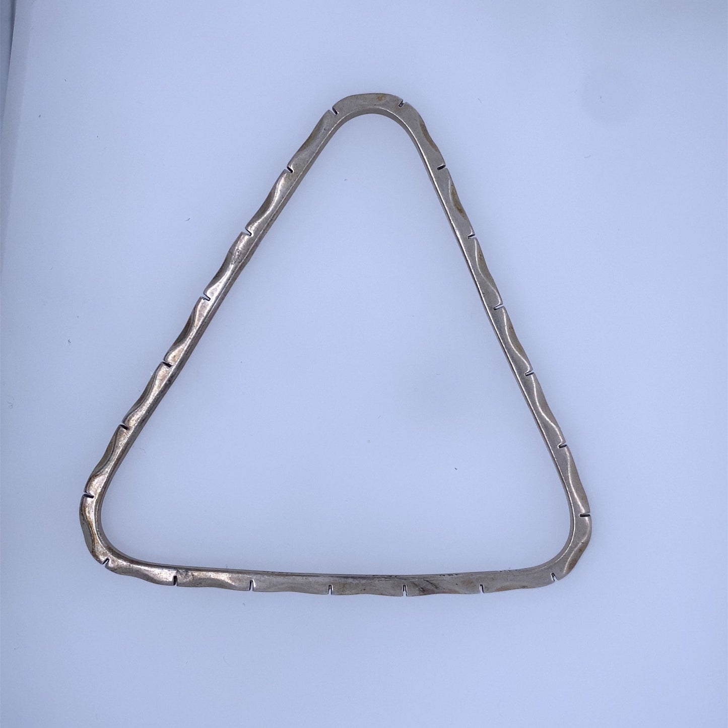 925 Sterling Silver Triangle Shape Bangle Bracelet