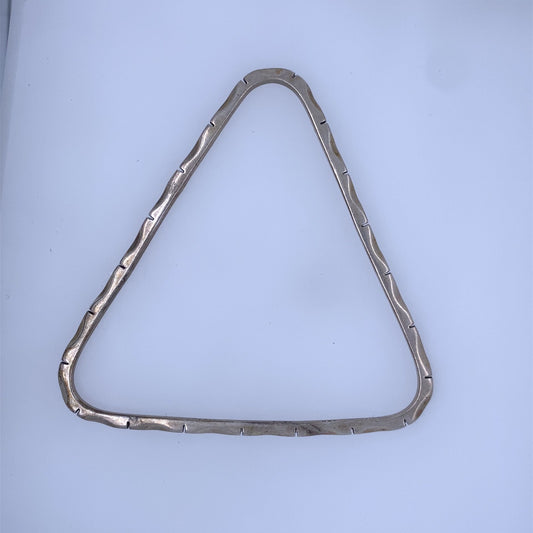 925 Sterling Silver Triangle Shape Bangle Bracelet