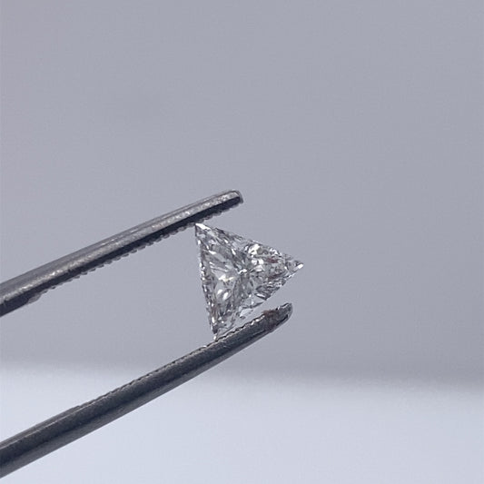 0.40CT GIA CERTIFIED Triangular Modified Brilliant Cut Loose Diamond Stone