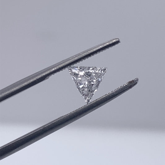 0.39CT GIA CERTIFIED Triangular Modified Brilliant Cut Loose Diamond Stone