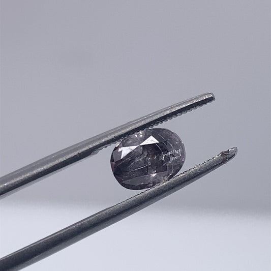 1.03CT GIA CERTIFIED Oval Brilliant Cut Loose Gray-Pinkish Diamond Stone