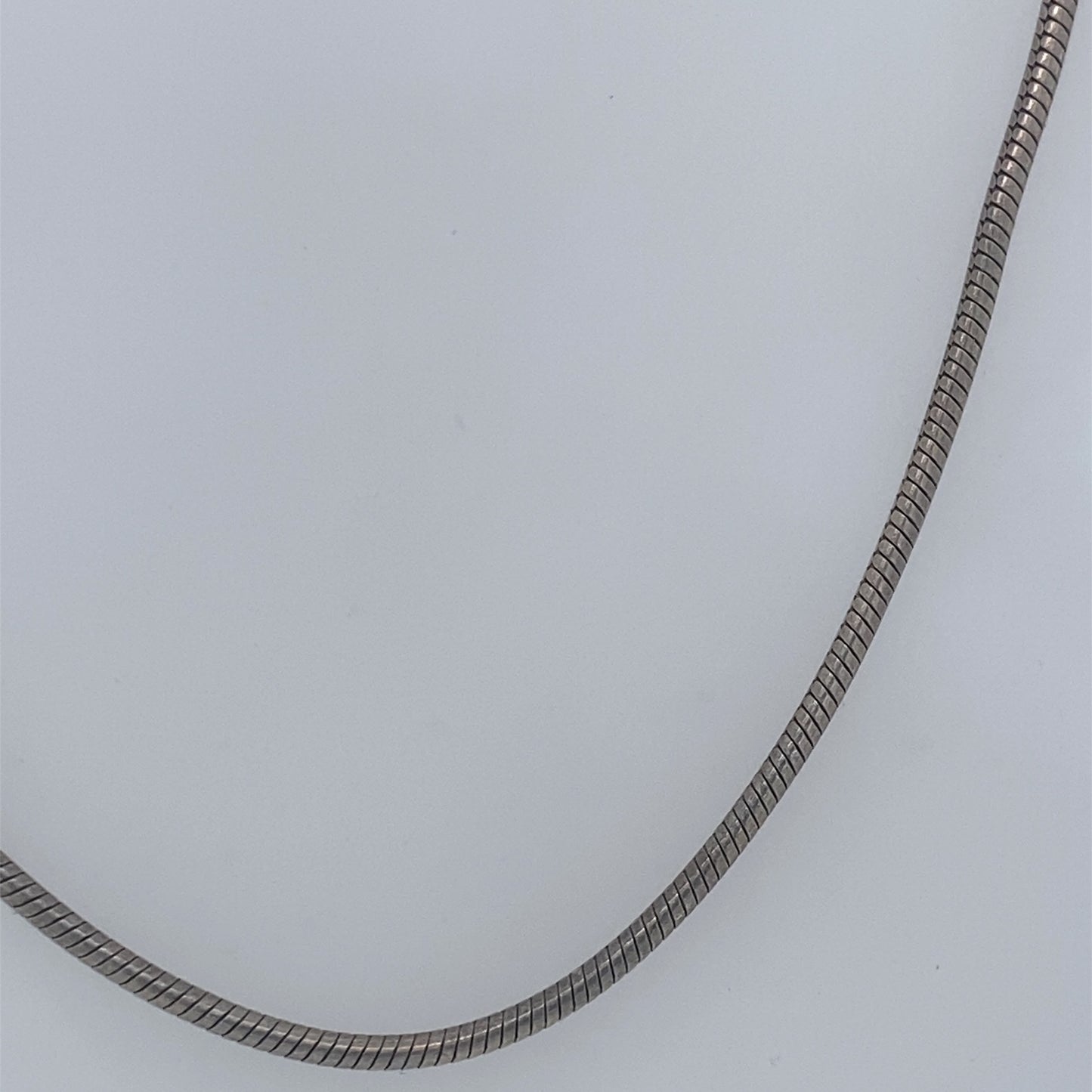 925 Sterling Silver Thin Snake Link Necklace