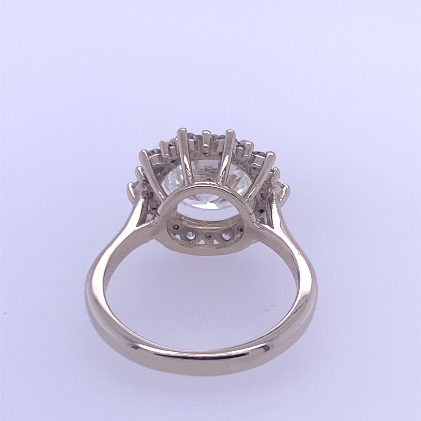14k White Gold 3.03 CT Diamond Engagment/Wedding Ring