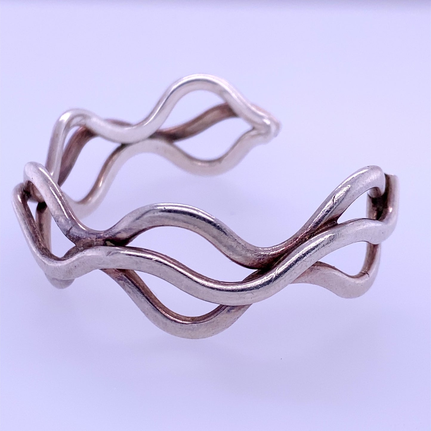 925 Sterling Silver Custom Style Cuff Bracelet