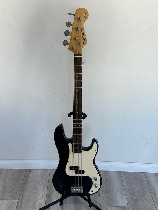 Starcaster by Fender Black P Bass Made in China
