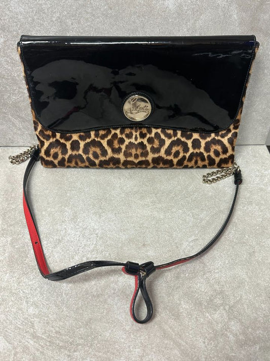 Christian Louboutin Patent Leo Clutch Women's Bag