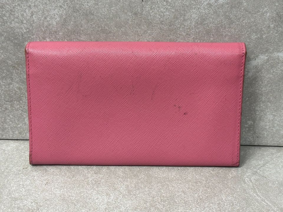 Prada Saffiano Lux Leather Continental Wallet