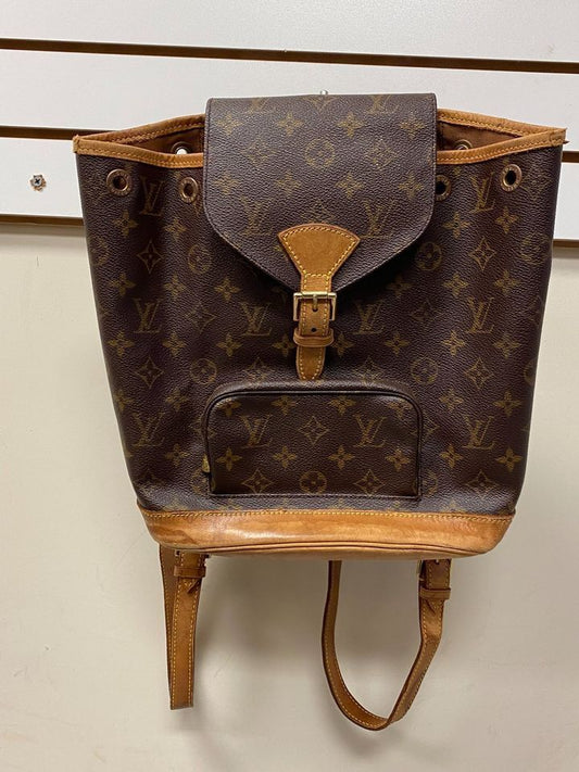 Louis Vuitton Vintage Pm Brown Monogram Coated Canvas Backpack