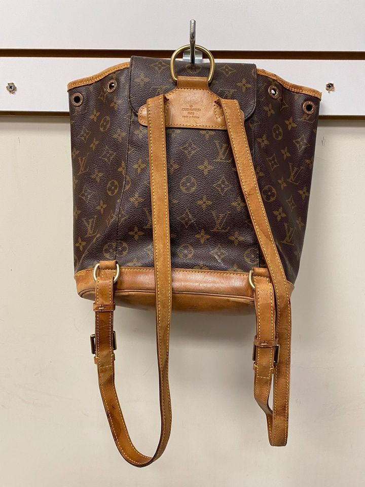 Louis Vuitton Vintage Pm Brown Monogram Coated Canvas Backpack