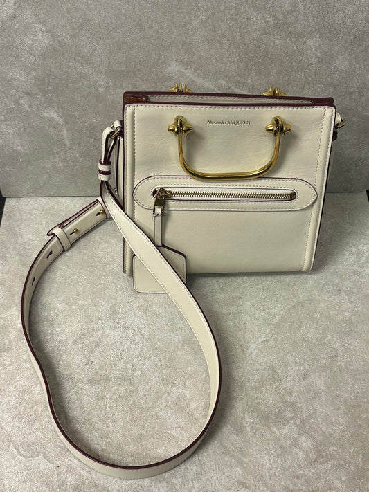 Alexander Mcqueen The Short Story Shoulder Bag- Beige