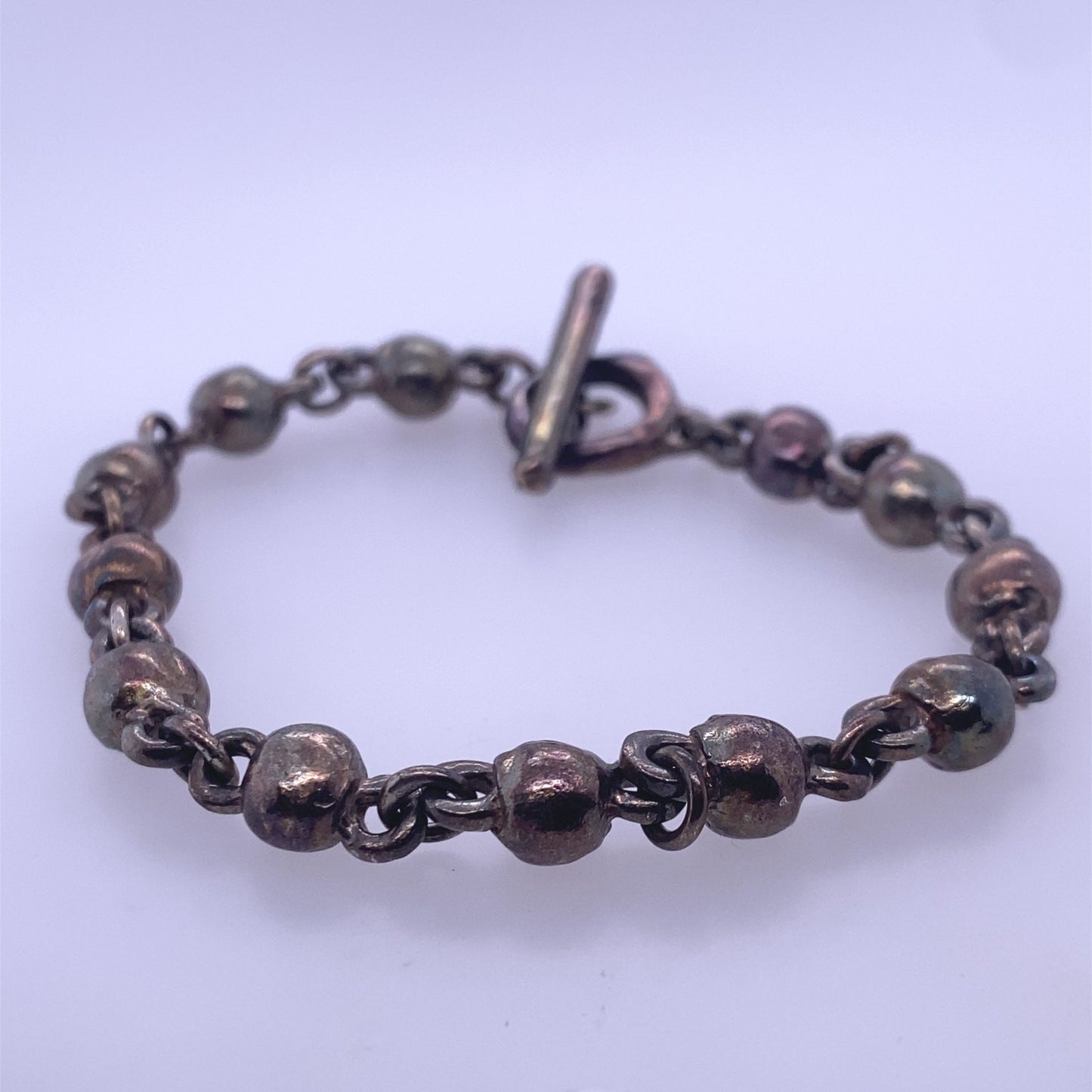 925 Sterling Silver Custom Rolo Style Bracelet