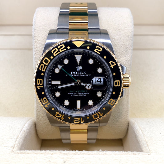 Rolex 116713LN GMT-MASTER II 2020 Two-Tone Watch W/Box & Papers