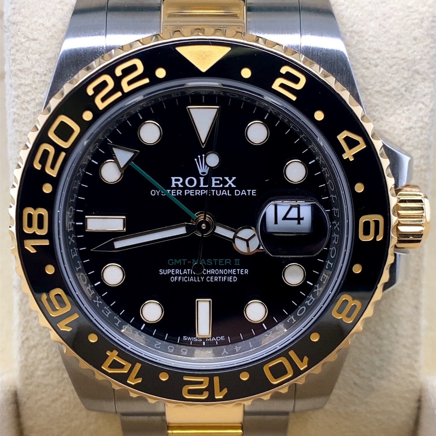 Rolex 116713LN GMT-MASTER II 2020 Two-Tone Watch W/Box & Papers