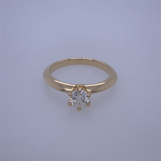 14k Yellow Gold .50CT GIA Wedding/Engagement Ring