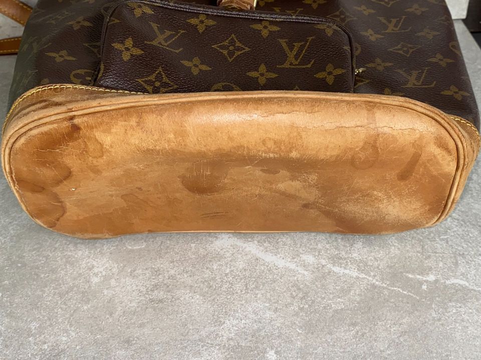 Louis Vuitton Vintage Pm Brown Monogram Coated Canvas Backpack