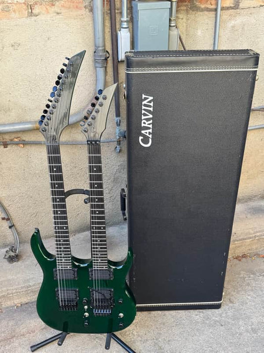 Carvin DN612 Green 6/12 String Double Neck Electric Guitar - Green