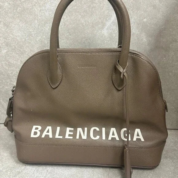 Balenciaga XXS Ville Darkish Grey Tote Bag